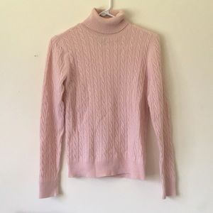Peck & Peck 100% cashmere cable knit sweater
